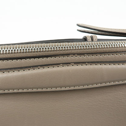 Fendi By The Way Satchel Leather, Beige, Leather, Handbag