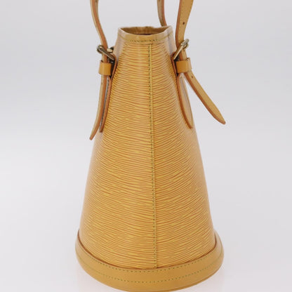 Louis Vuitton Petit Bucket Epi Leather, Yellow, Leather, Handbag
