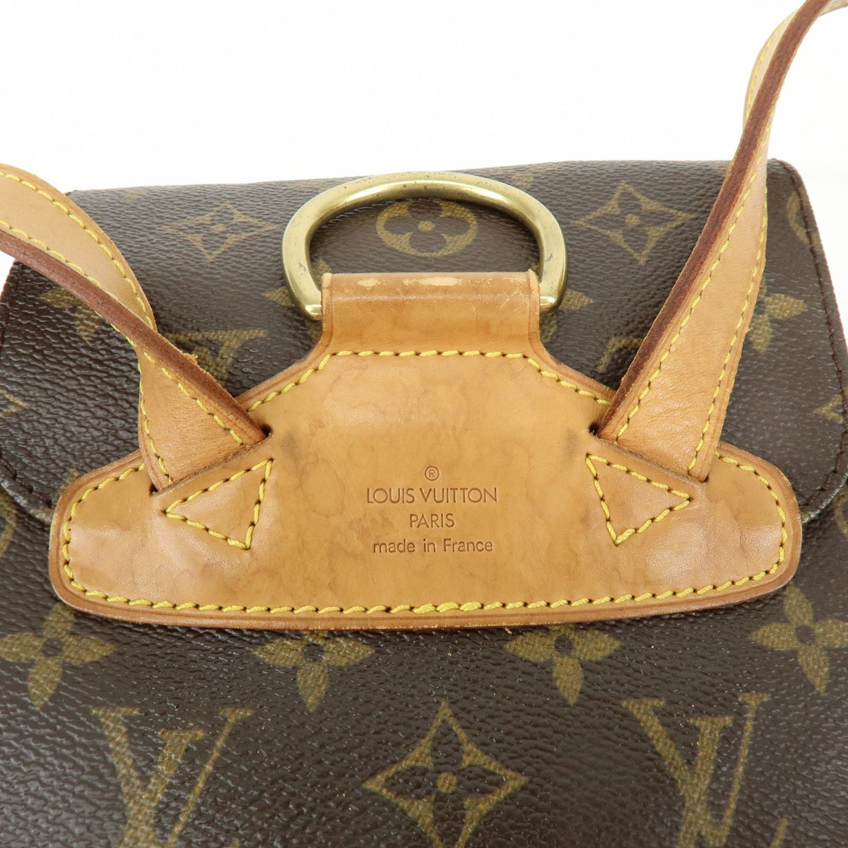 Louis Vuitton Vintage Montsouris Monogram Canvas, Brown, Canvas, Backpack