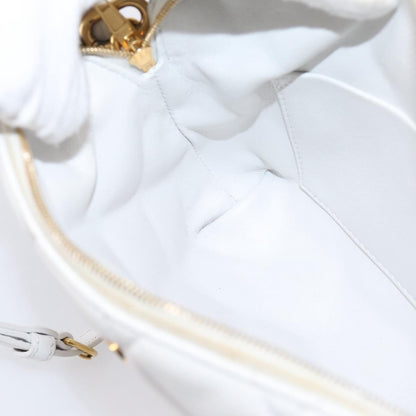 Balenciaga Touch B. Camera Quilted Leather, White, Leather, Handbag