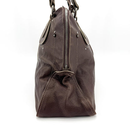 Chloe Paddington Leather, Brown, Leather, Handbag