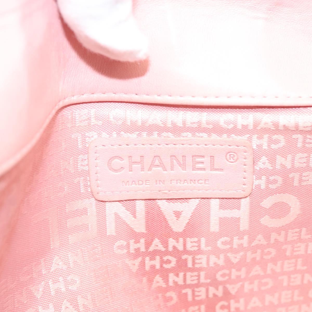 Chanel Chocolate Bar Mademoiselle Flap Bag Quilted Leather, PINK, LEATHER, Shoulder bag