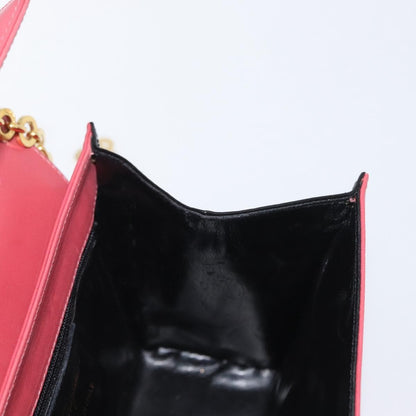 Salvatore Ferragamo Vintage Chain Leather, Pink, Leather, Shoulder Bag