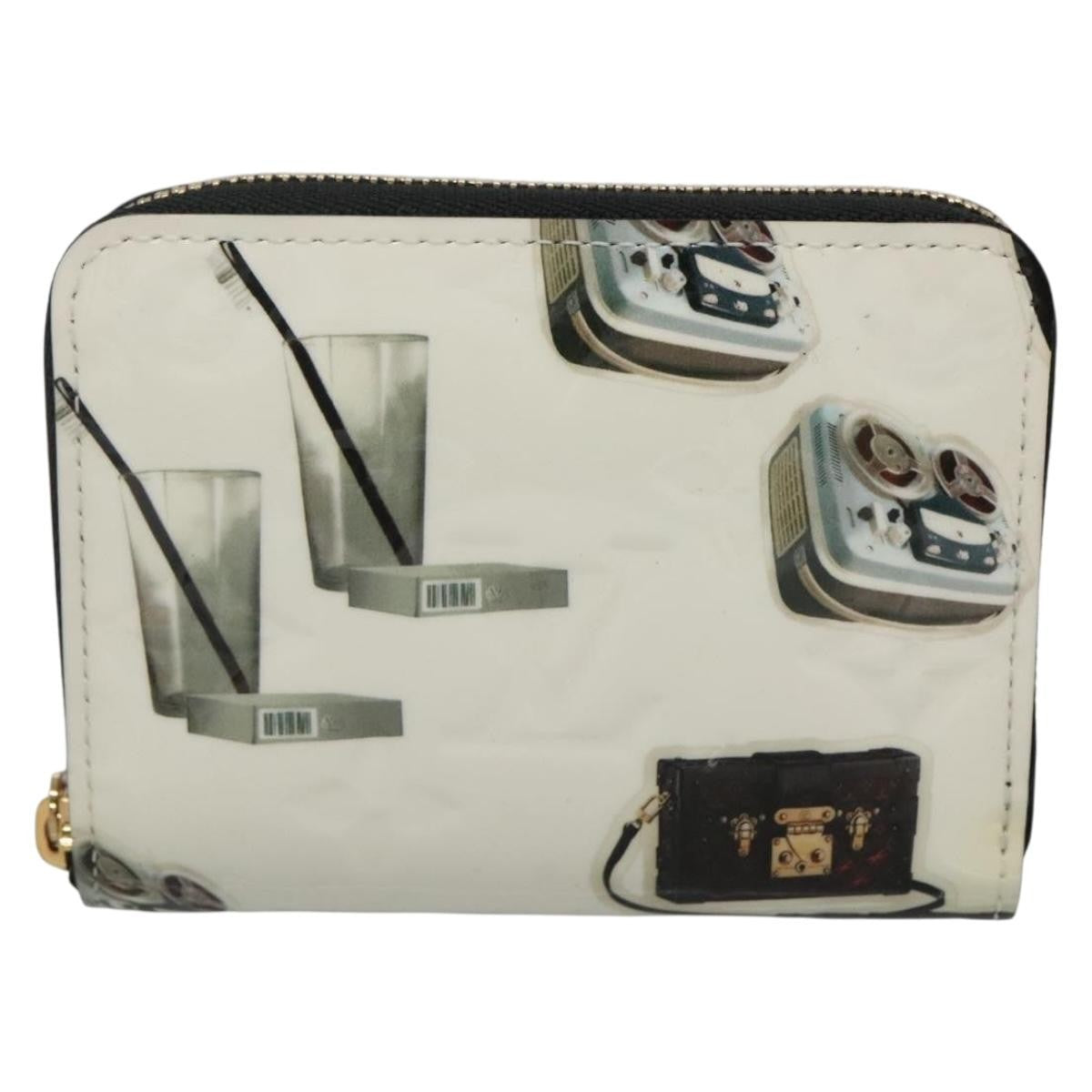 Louis Vuitton Nicolas Ghesquière Zippy Patent Monogram, White, Patent Leather, Wallet
