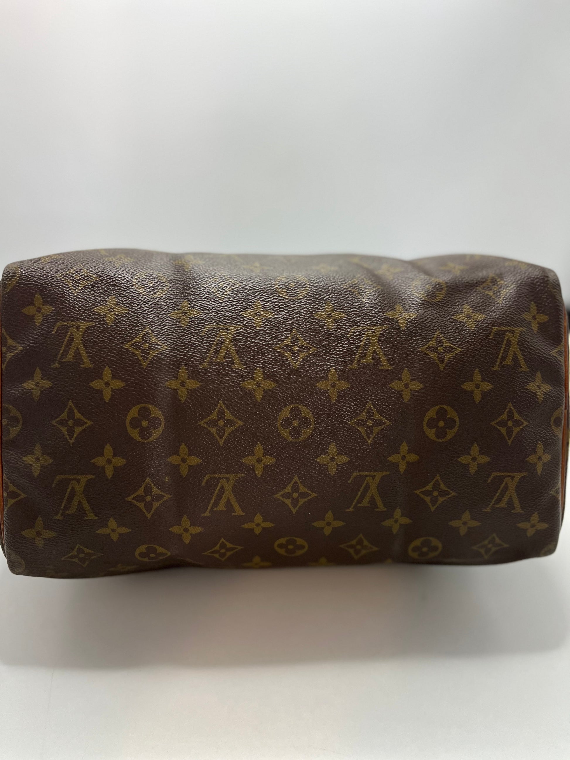 Louis Vuitton Speedy Monogram Canvas, Brown, Canvas, Handbag