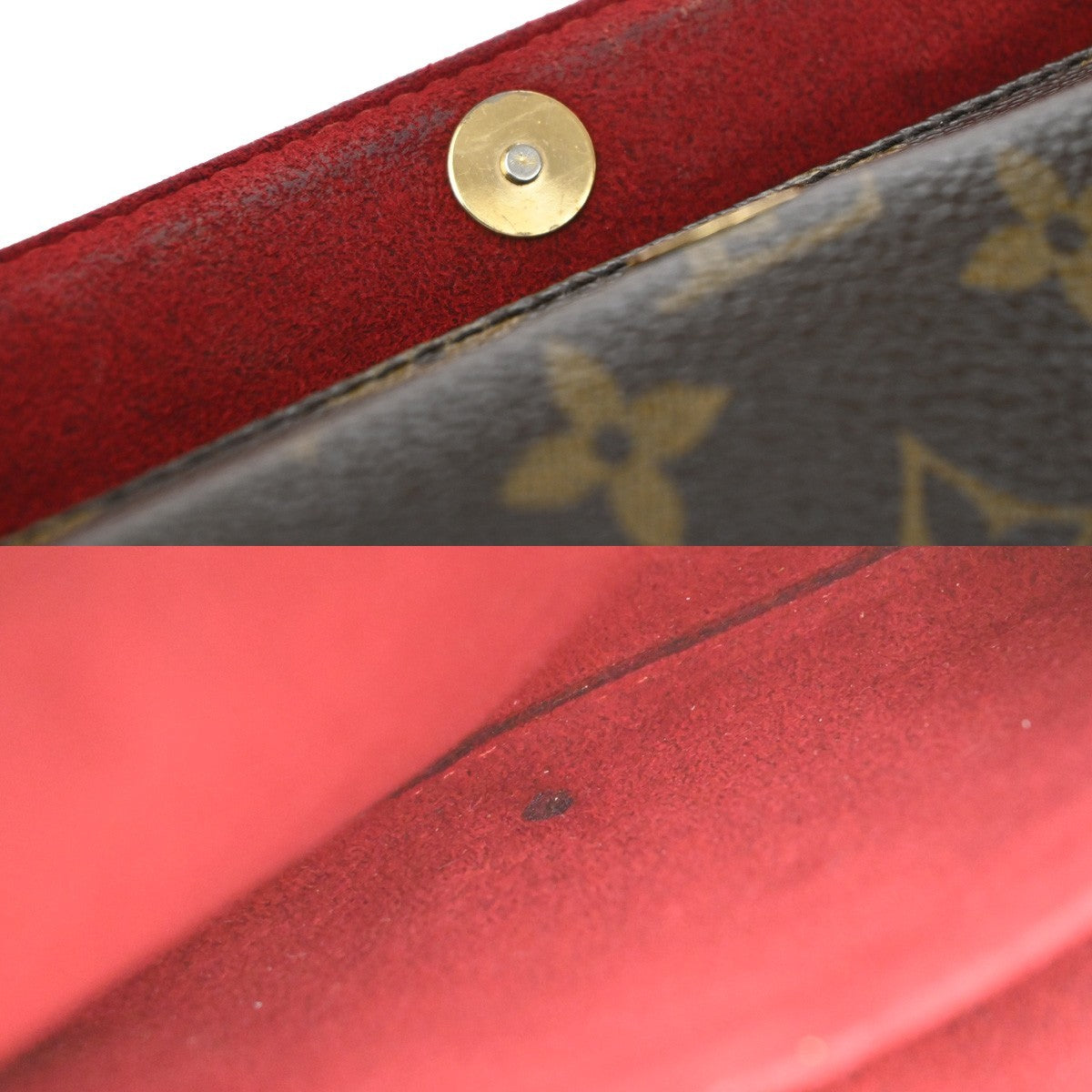 Louis Vuitton Recital Monogram Canvas, Brown, Leather, Shoulder Bag