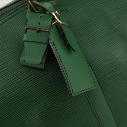 Louis Vuitton Keepall Epi Leather, Green, Leather, Travel Bag