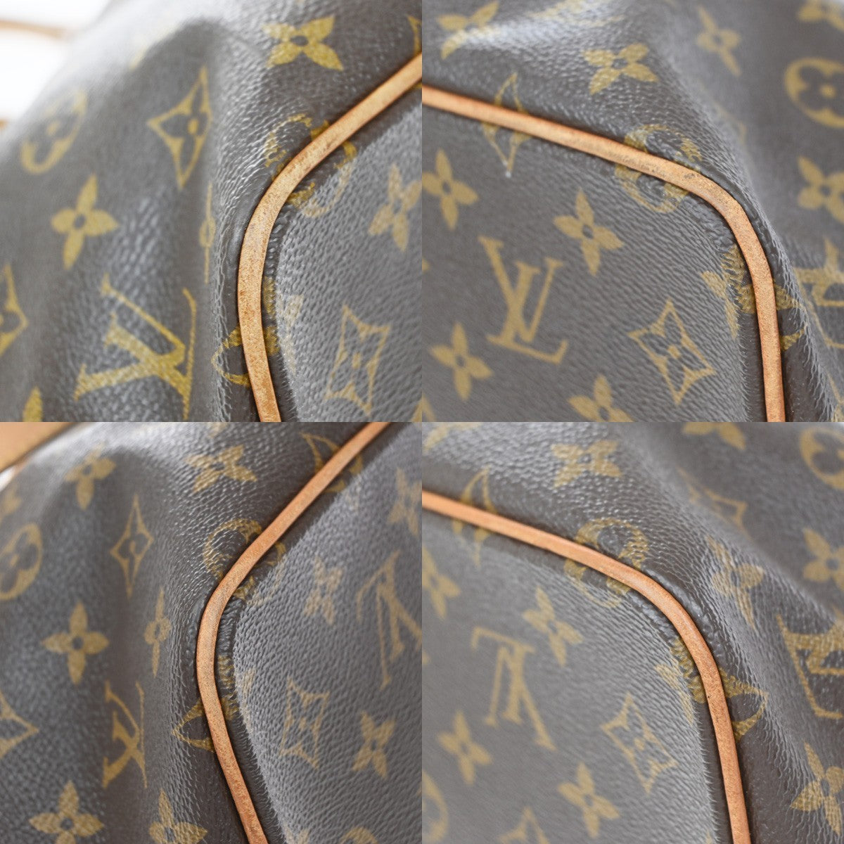 Louis Vuitton Palermo Monogram Canvas, Brown, Canvas, Handbag