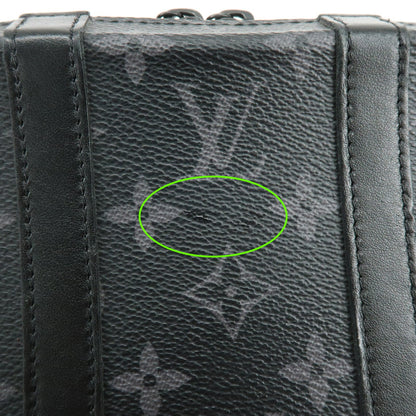Louis Vuitton Soft Trunk Monogram Eclipse Canvas, Black, Canvas, Wallet