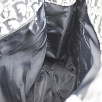 Christian Dior Vintage Open Diorissimo Canvas, Black, Canvas, Tote Bag