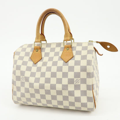 Louis Vuitton Speedy Damier, Beige, Canvas, Handbag