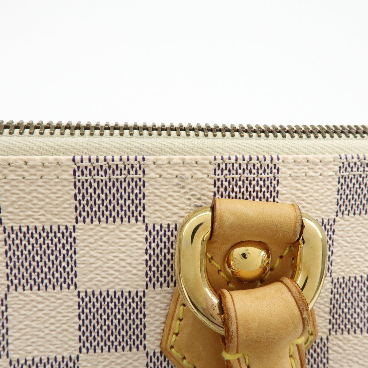 Louis Vuitton Saleya Damier, Beige, Canvas, Handbag
