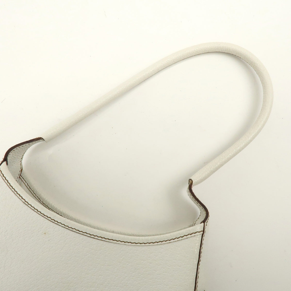 Salvatore Ferragamo Shoulder Bag Leather, White, Leather, Shoulder Bag