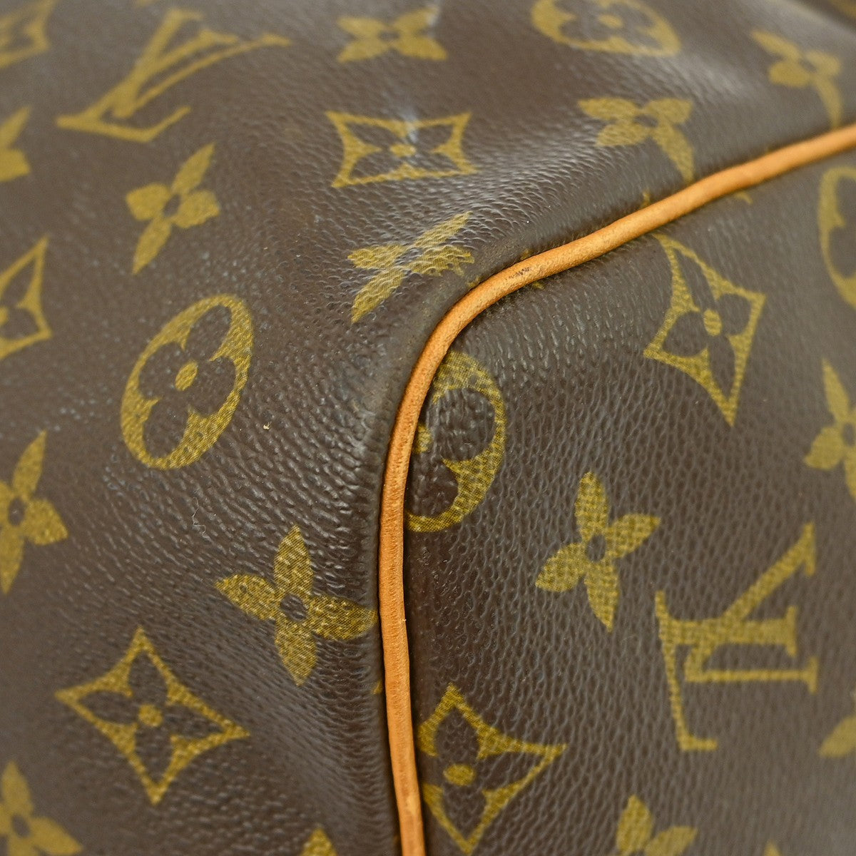 Louis Vuitton Keepall Bandoulière Monogram, Brown, Canvas, Travel Bag