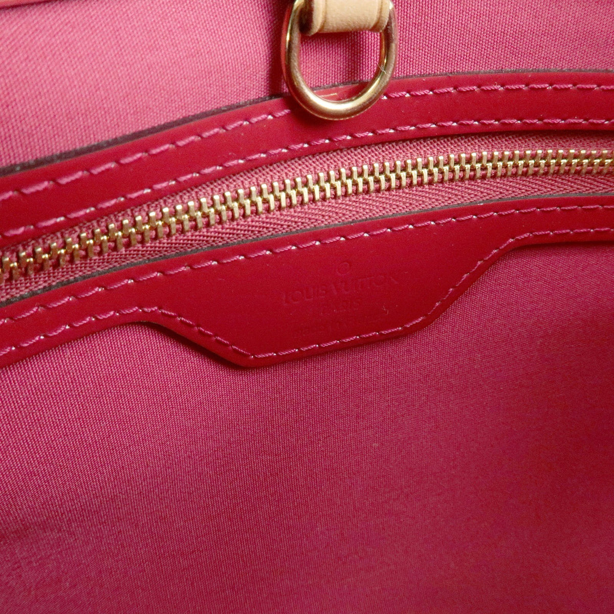 Louis Vuitton Catalina Monogram Vernis, Red, Patent Leather, Handbag