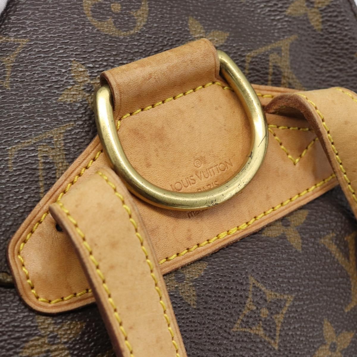 Louis Vuitton Vintage Montsouris Monogram Canvas, Brown, Canvas, Backpack