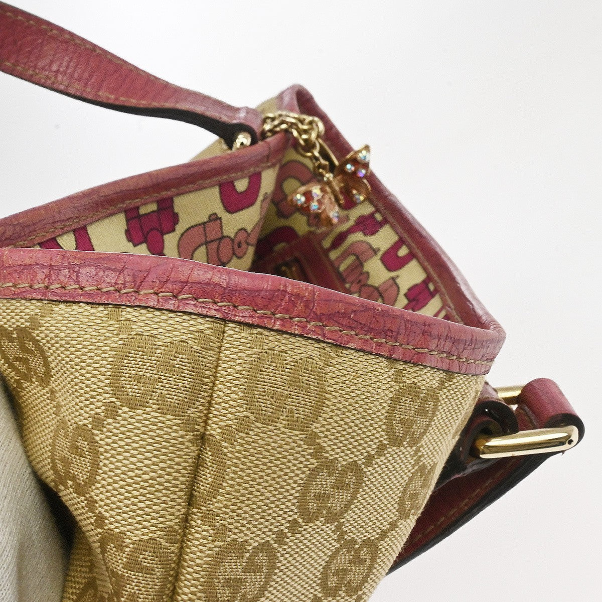 Gucci Jolicoeur GG Canvas, Beige, Canvas, Tote Bag