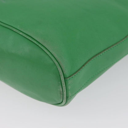 Celine Vintage Leather, Green, Leather, Shoulder Bag