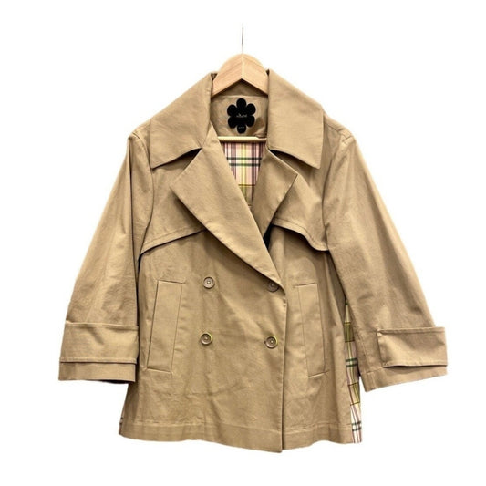 Mouche Short Beige Trench Coat