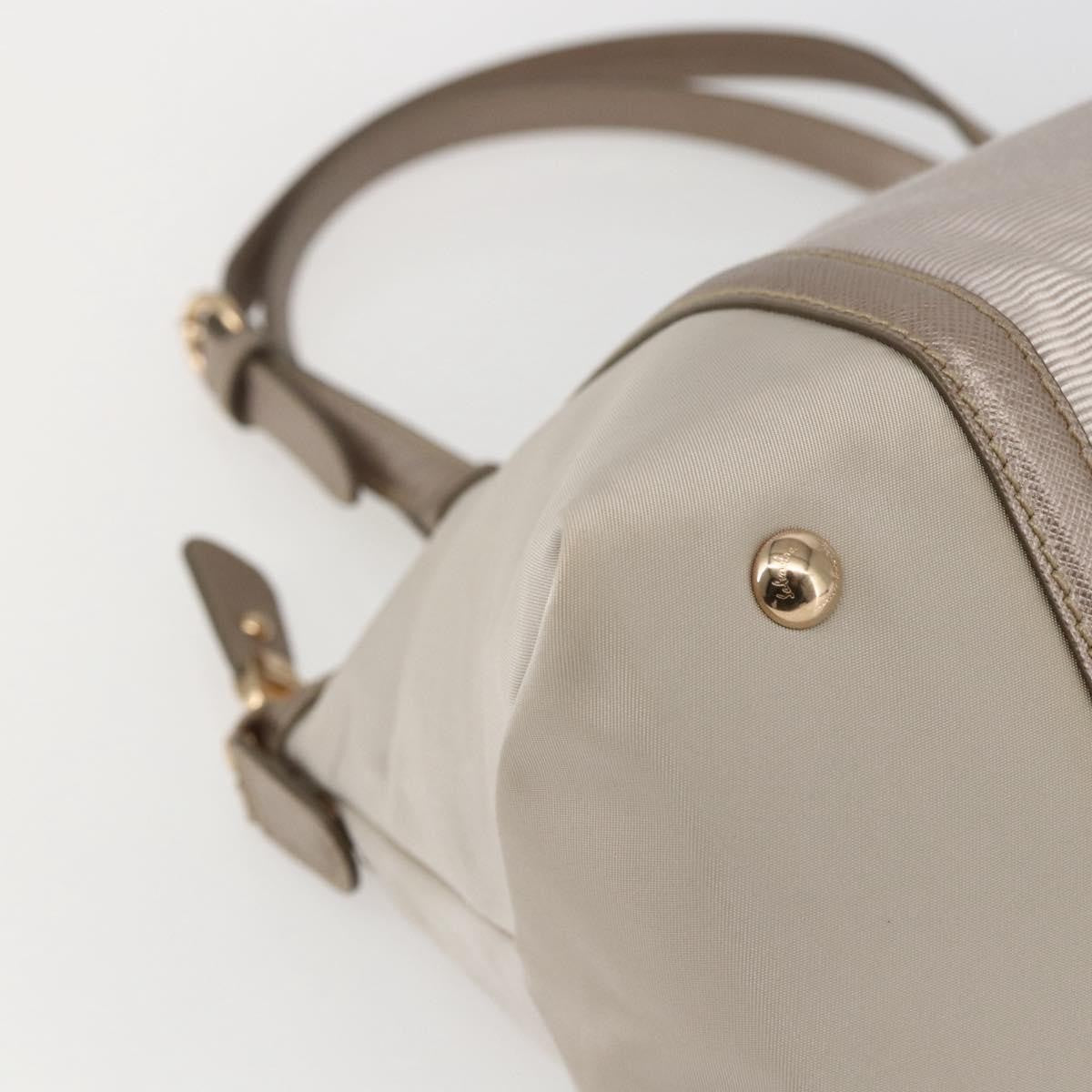 Salvatore Ferragamo Vala tote Nylon, Beige, Nylon, Tote Bag