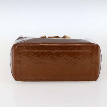 Louis Vuitton Reade Monogram Vernis, Brown, Patent Leather, Handbag