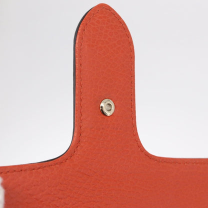 Gucci Interlocking Leather, Orange, Leather, Shoulder Bag