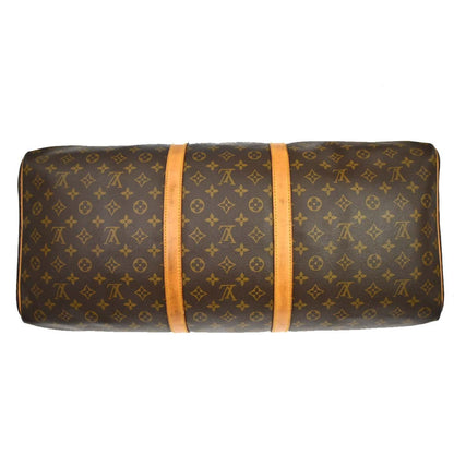 Louis Vuitton Keepall Monogram Canvas, Brown, Canvas, Travel Bag