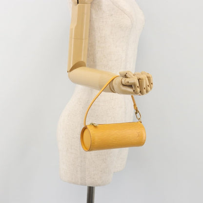 Louis Vuitton Soufflot Pochette Epi Leather, Yellow, Leather, Clutch
