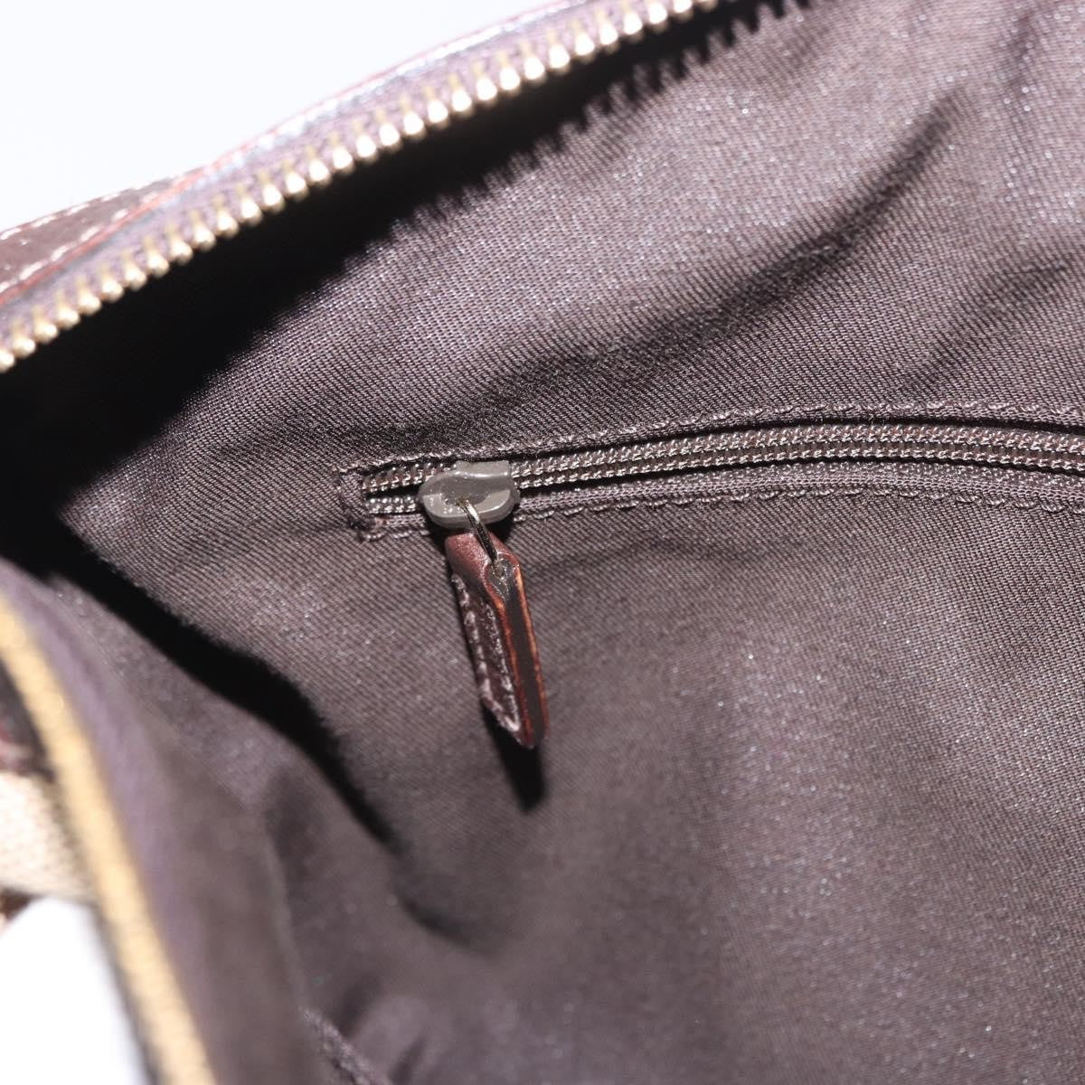 Gucci Abbey Boston Canvas, Beige, Canvas, Shoulder Bag