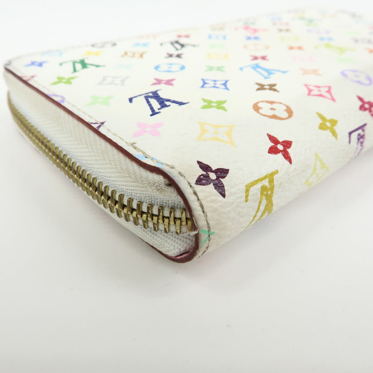 Louis Vuitton Zippy Monogram Multicolor, White, Canvas, Wallet