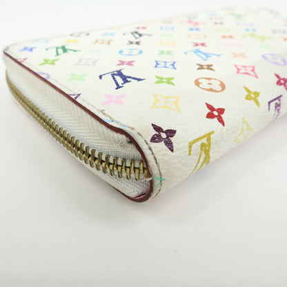 Louis Vuitton Zippy Monogram Multicolor, White, Canvas, Wallet