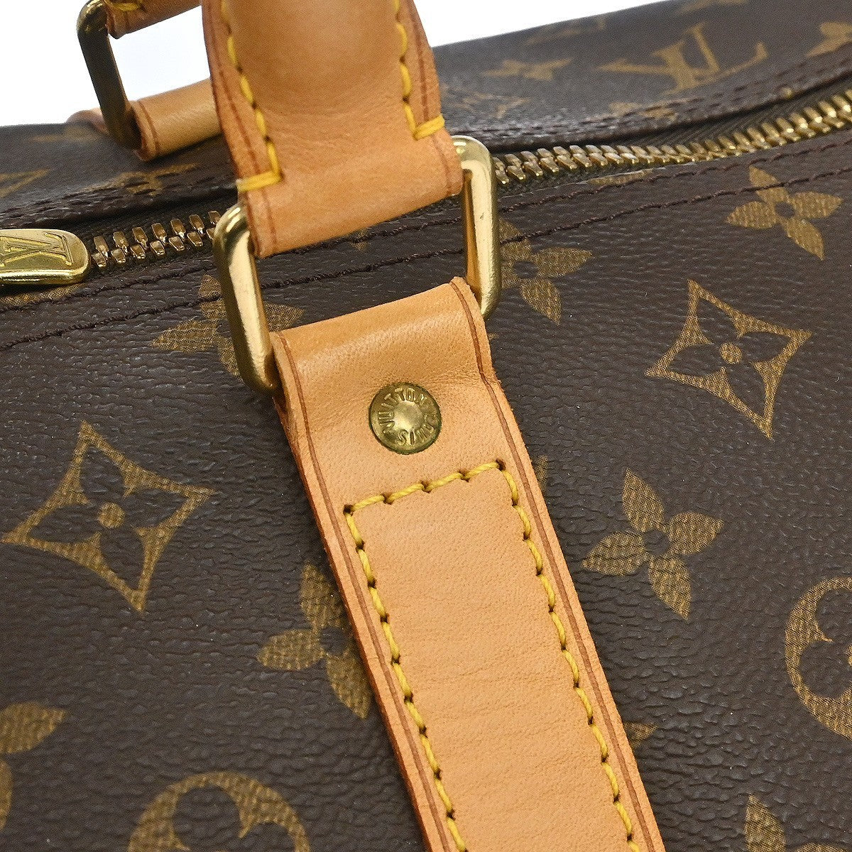 Louis Vuitton Keepall Monogram Canvas, Brown, Canvas, Travel Bag