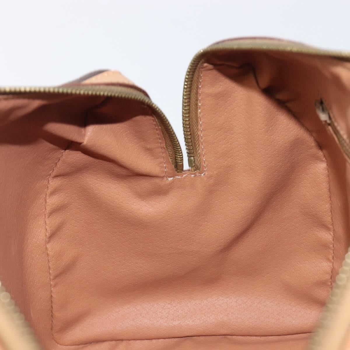 Celine Handbag Canvas, Brown, Canvas, Handbag