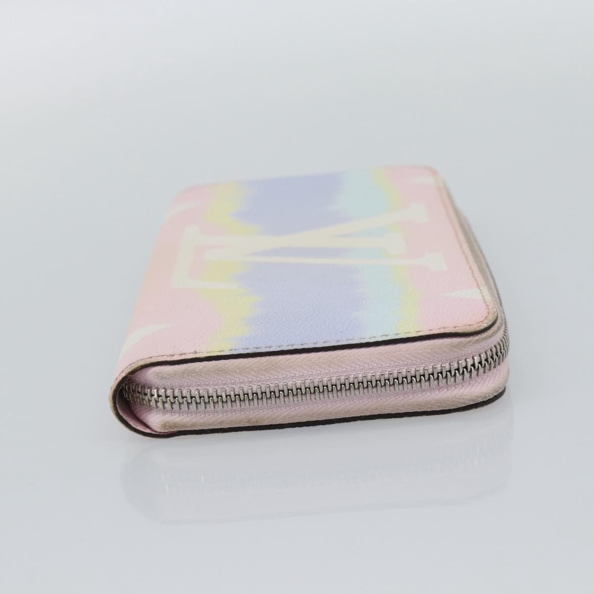 Louis Vuitton Zippy By The Pool Monogram Giant, Pink, Canvas, Wallet