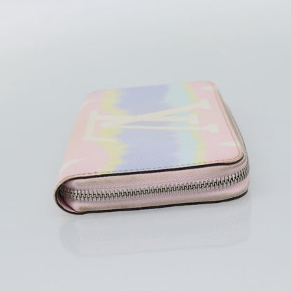 Louis Vuitton Zippy By The Pool Monogram Giant, Pink, Canvas, Wallet