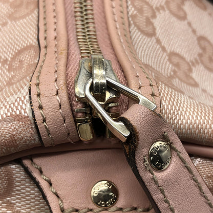 Gucci Boston Suprême GG, Pink, Canvas, Travel Bag