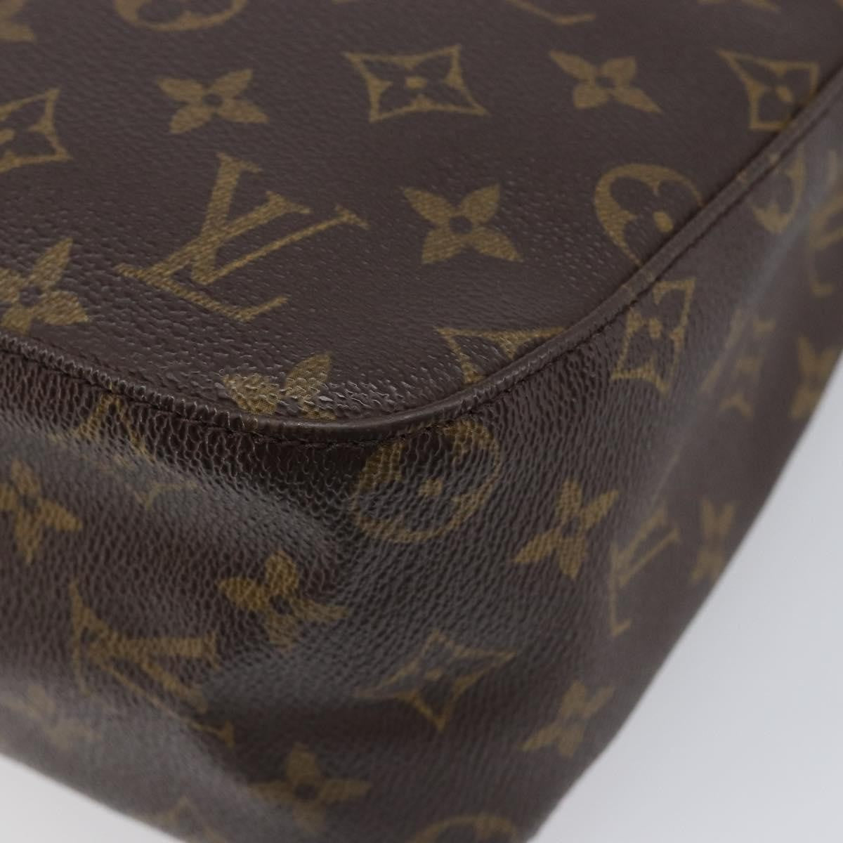Louis Vuitton Looping Monogram Canvas, Brown, Canvas, Handbag
