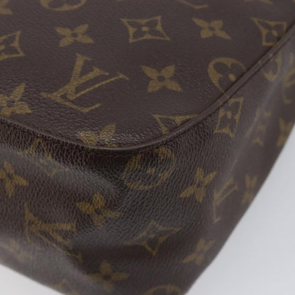 Louis Vuitton Looping Monogram Canvas, Brown, Canvas, Handbag