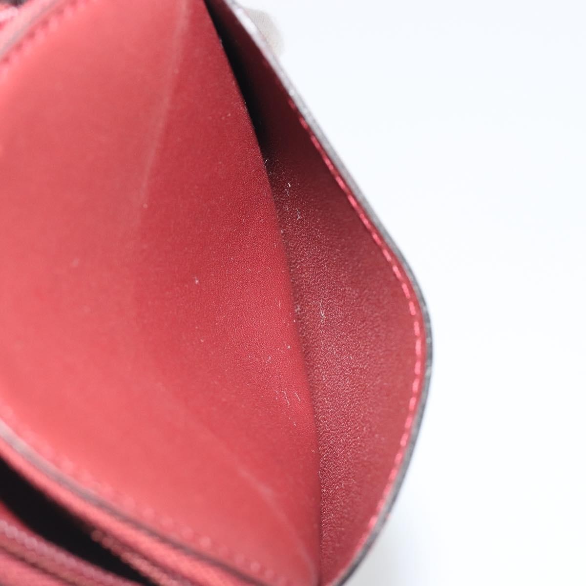 Cartier Must de Cartier Leather, Burgundy, Leather, Wallet