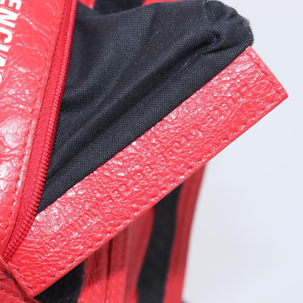 Balenciaga Explorer Leather, Red, Leather, Crossbody Bag