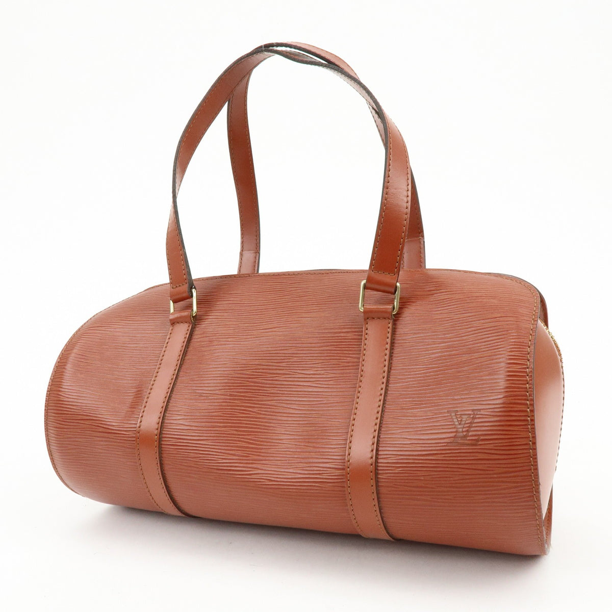 Louis Vuitton Soufflot Epi Leather, Brown, Leather, Handbag