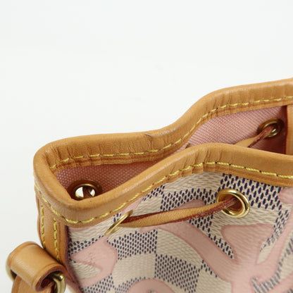 Louis Vuitton Noe Limited Edition Damier Tahitienne, White, Canvas, Shoulder Bag