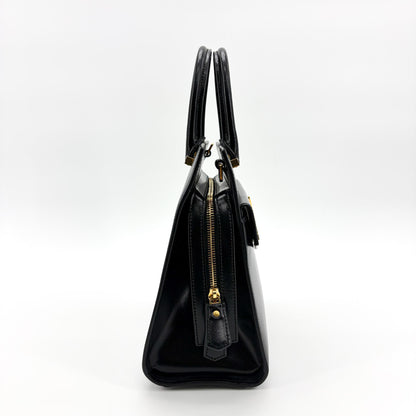 Saint Laurent Uptown Crossbody Bag Leather, Black, Leather, Crossbody Bag