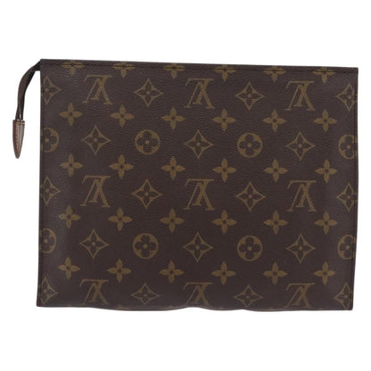 Louis Vuitton Toiletry Pouch Monogram Canvas, Brown, Canvas, Clutch