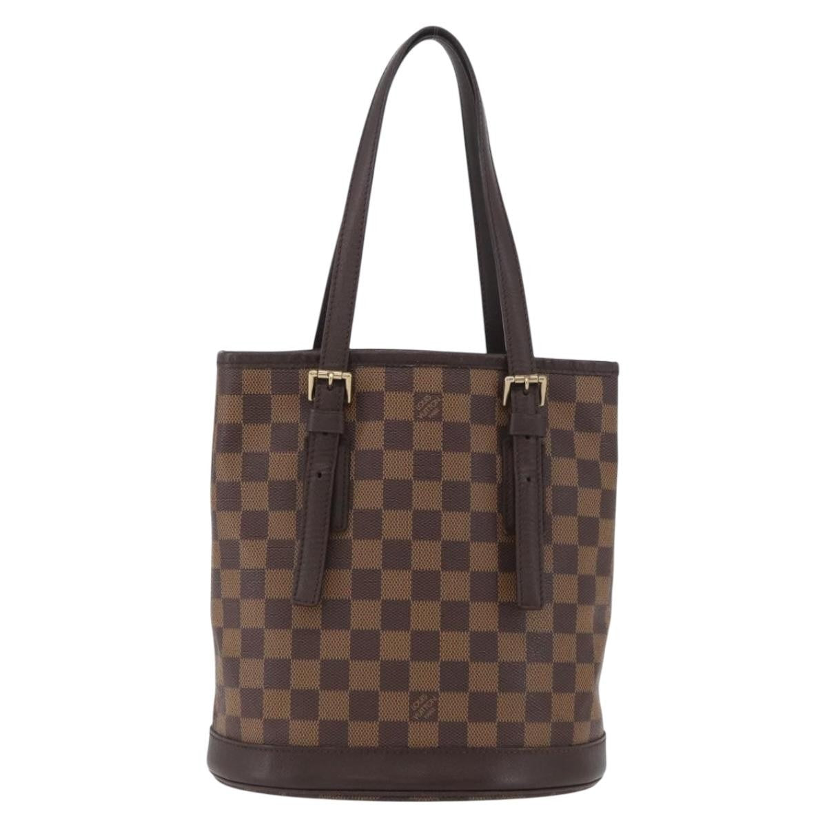Louis Vuitton Marais Bucket Damier, Brown, Canvas, Handbag