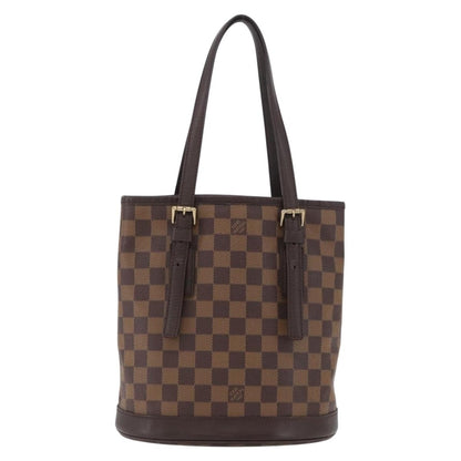 Louis Vuitton Marais Bucket Damier, Brown, Canvas, Handbag