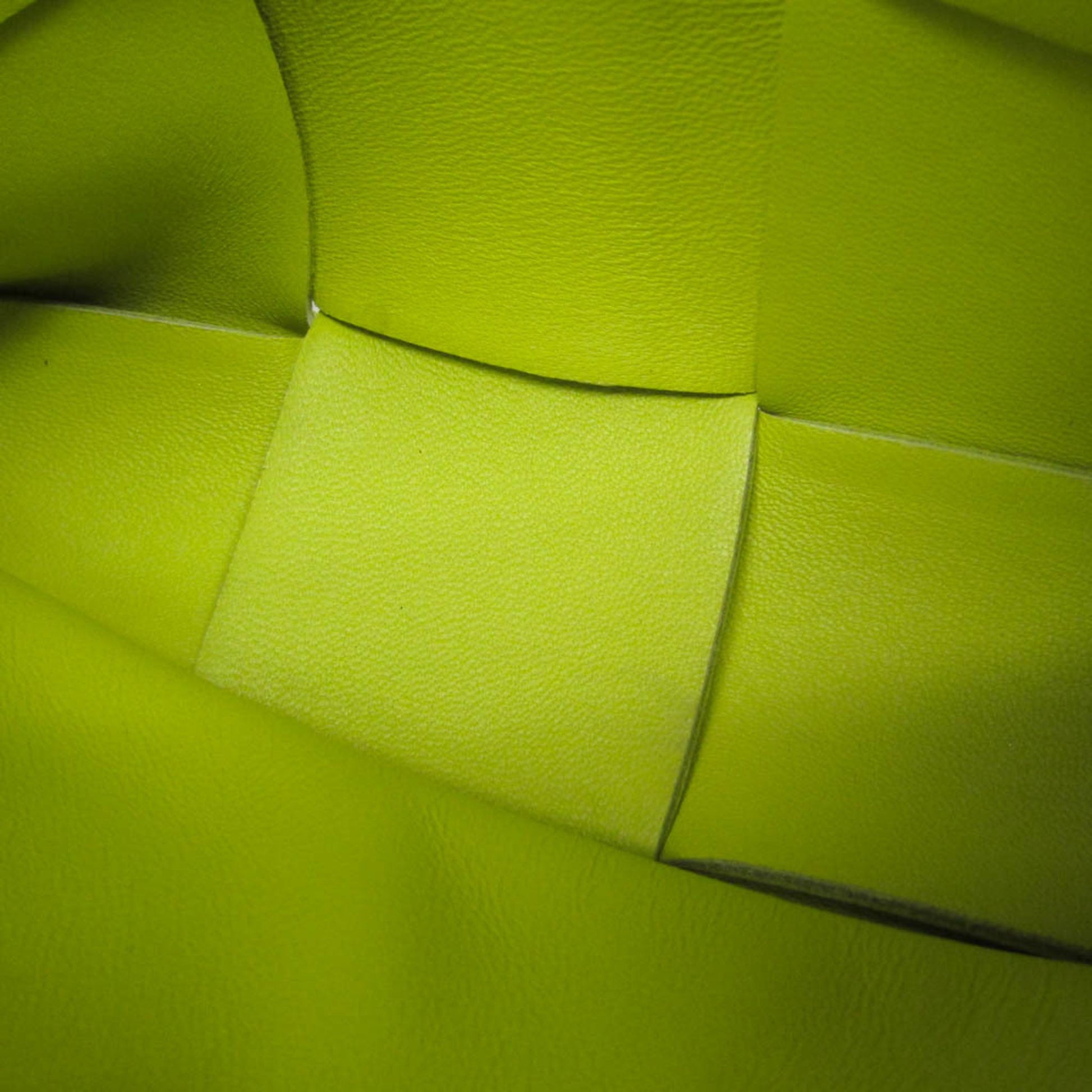 Bottega Veneta Cassette Leather, Green, Leather, Clutch