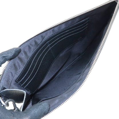 Gucci Off The Grid Zip GG Econyl, Black, Nylon, Clutch
