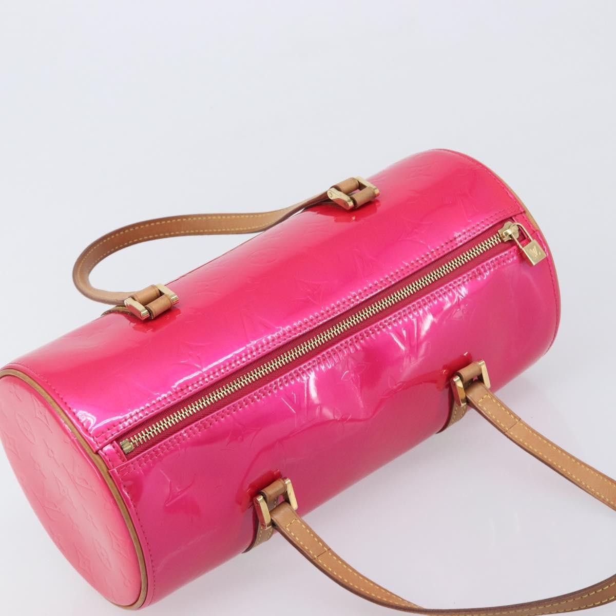 Louis Vuitton Bedford Monogram Vernis, Pink, Patent Leather, Handbag