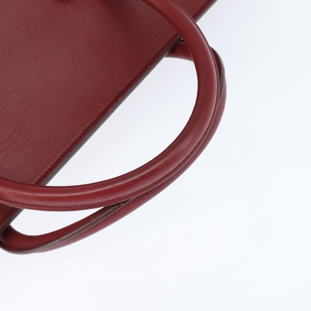 Celine Tie Tote leather, RED, LEATHER, Tote bag